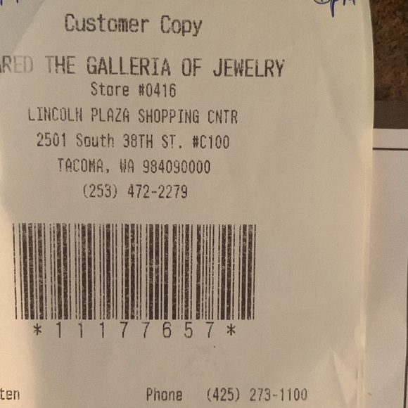 12-17-24 - 1/2 CT 14K WHITE GOLD PROMISE/ENGAGEMENT FOR CHRISTMAS/NYE - Picture 4 of 4